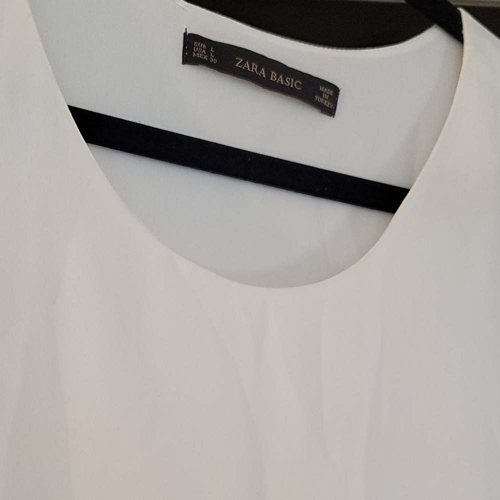 Zara flowy white blouse